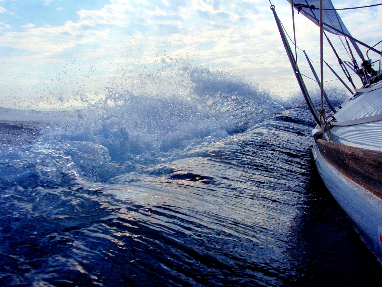 Sailing in Corfu